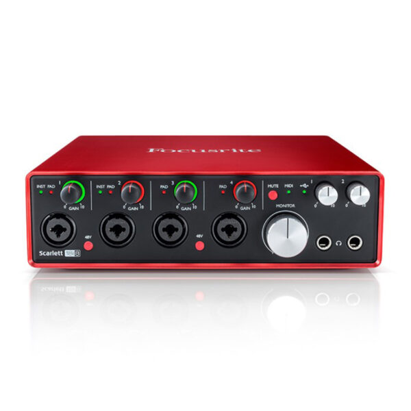کارت صدا فوکوسرایت Focusrite Scarlett 18i8 G2