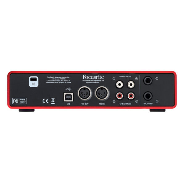 کارت صدا فوکوسرایت Focusrite Scarlett 2i4 G2