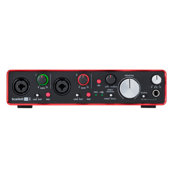 کارت صدا فوکوسرایت Focusrite Scarlett 2i4 G2