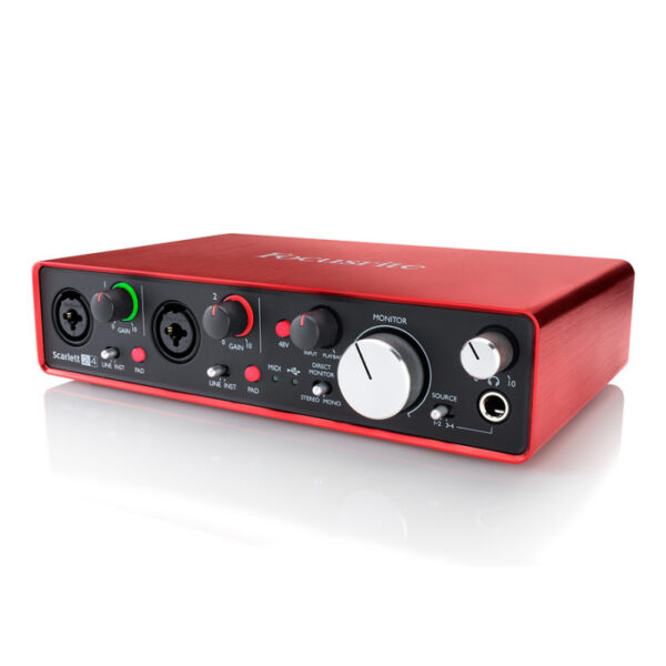 کارت صدا فوکوسرایت Focusrite Scarlett 2i4 G2