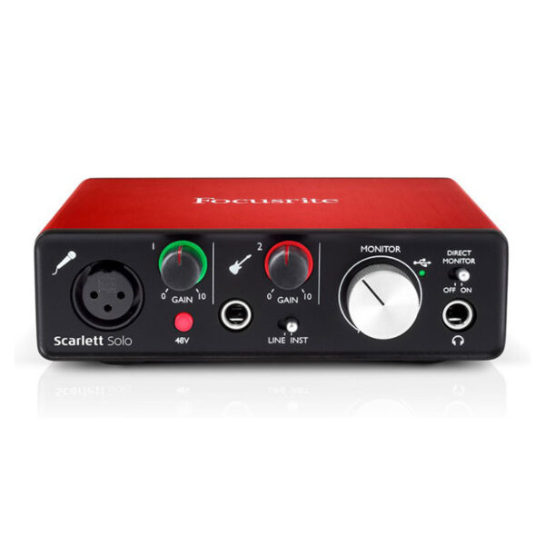کارت صدا فوکوسرایت Focusrite Scarlett Solo G2