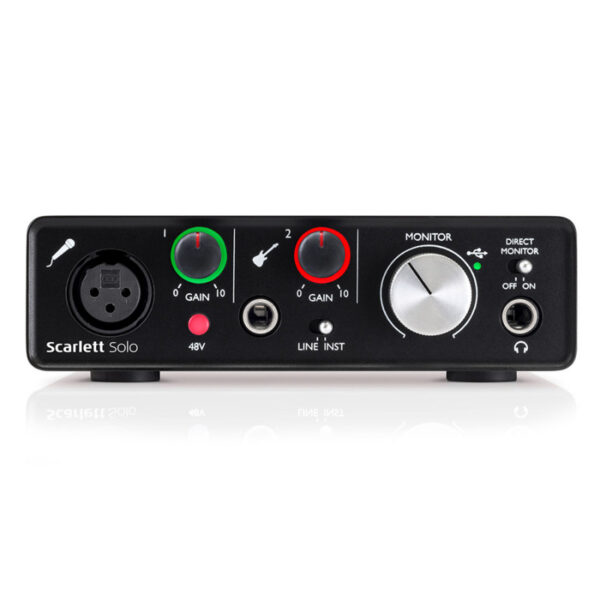 کارت صدا فوکوسرایت Focusrite Scarlett Solo G2