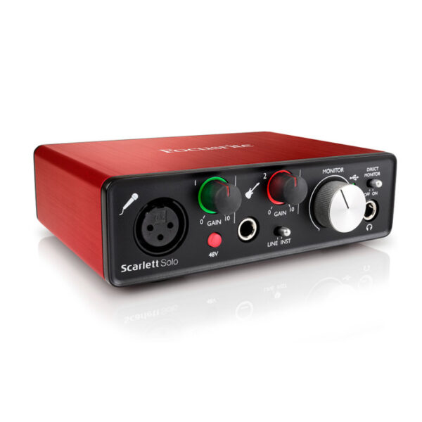 کارت صدا فوکوسرایت Focusrite Scarlett Solo G2