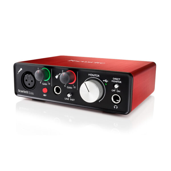 کارت صدا فوکوسرایت Focusrite Scarlett Solo G2