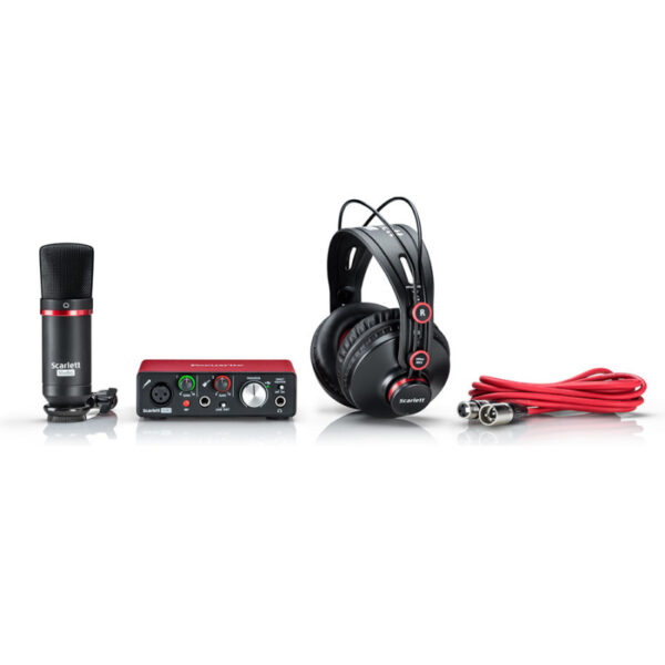کارت صدا فوکوسرایت Focusrite Scarlett Solo Studio Pack G2