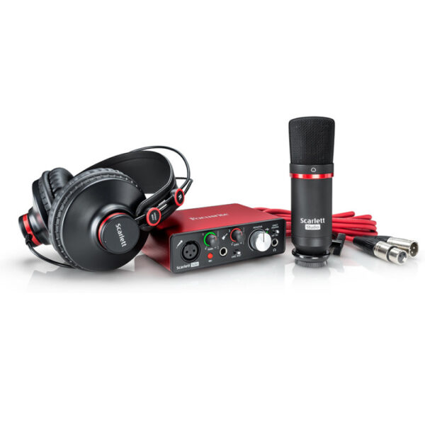 کارت صدا فوکوسرایت Focusrite Scarlett Solo Studio Pack G2