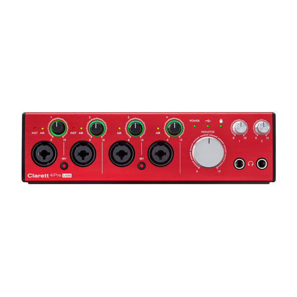 کارت صدا فوکوسرایت Focusrite Clarett 4Pre USB