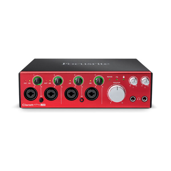 کارت صدا فوکوسرایت Focusrite Clarett 4Pre USB