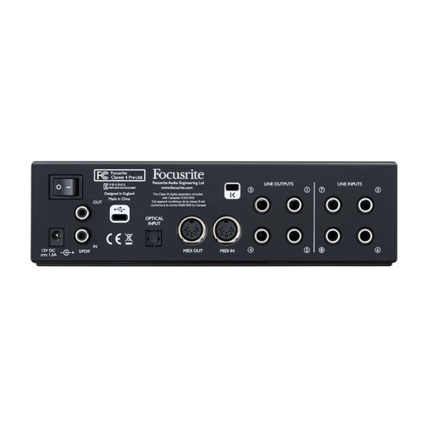 کارت صدا فوکوسرایت Focusrite Clarett 4Pre USB