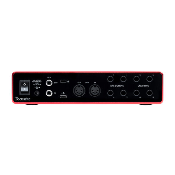 کارت صدا فوکوسرایت Focusrite Scarlett 8i6 3rd Gen