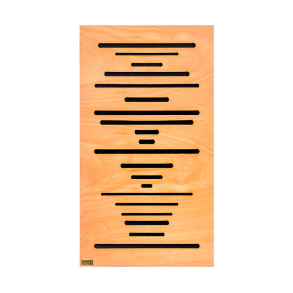 پنل آکوستیک دکونیک Deconik Wave Wood Bass Trap-Light-Brown