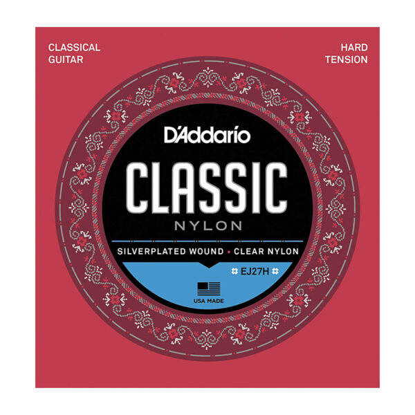 سیم گیتار کلاسیک داداریو D'Addario EJ27H Student Nylon Hard Tension